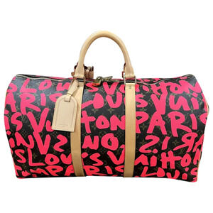 Louis Vuitton Keepall 50 Stephen Sprouse Graffiti Pink Jacobs Weekend Travel Bag
